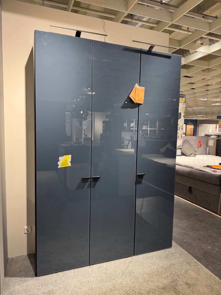 Drehtürenschrank, Carry, ca. 152cm, Glas Blau Jutzler, XXXLutz
