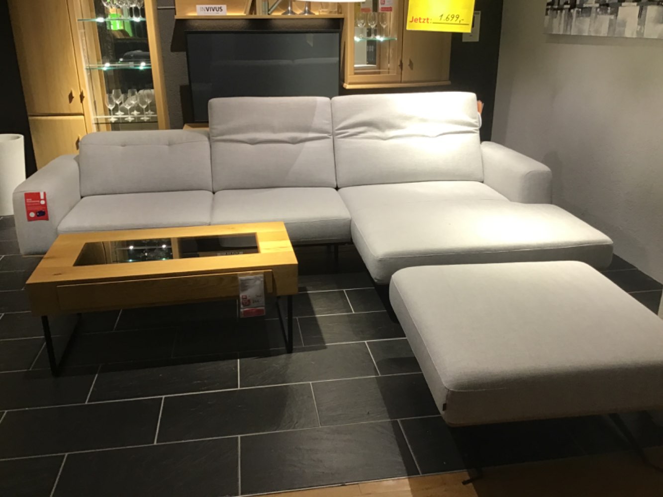 XXXLutz Wassertrüdingen Ecksofa mit Hocker