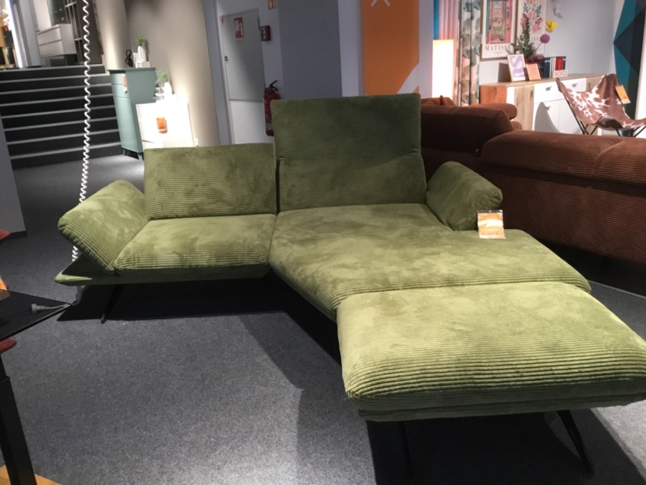Ecksofa Koinor + Hocker
