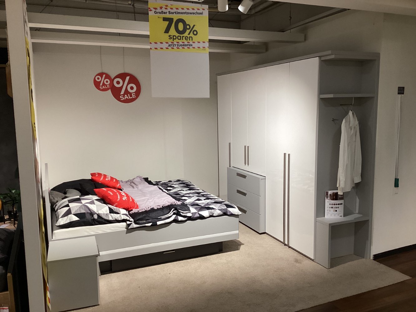 Schlafzimmer „Concept Me“, Orig. Nolte, KS+Bett+Nakos