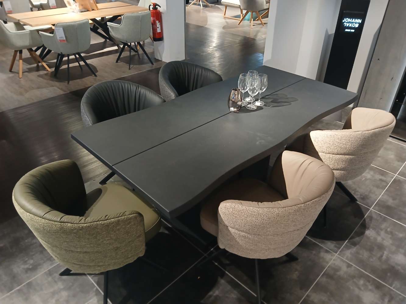 Essgruppe, Hartmann, Lenya, 190x95cm, Esche, XXXLutz