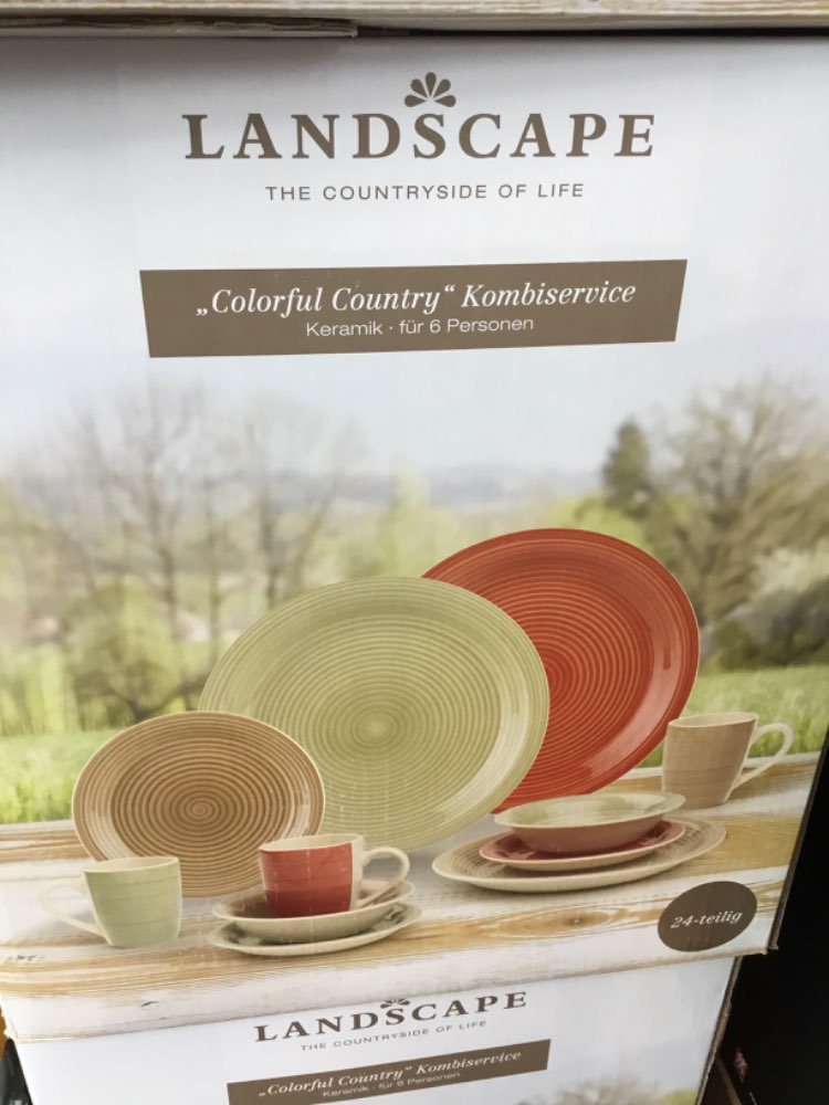 Kombiservice Colorful Country 24 teilig