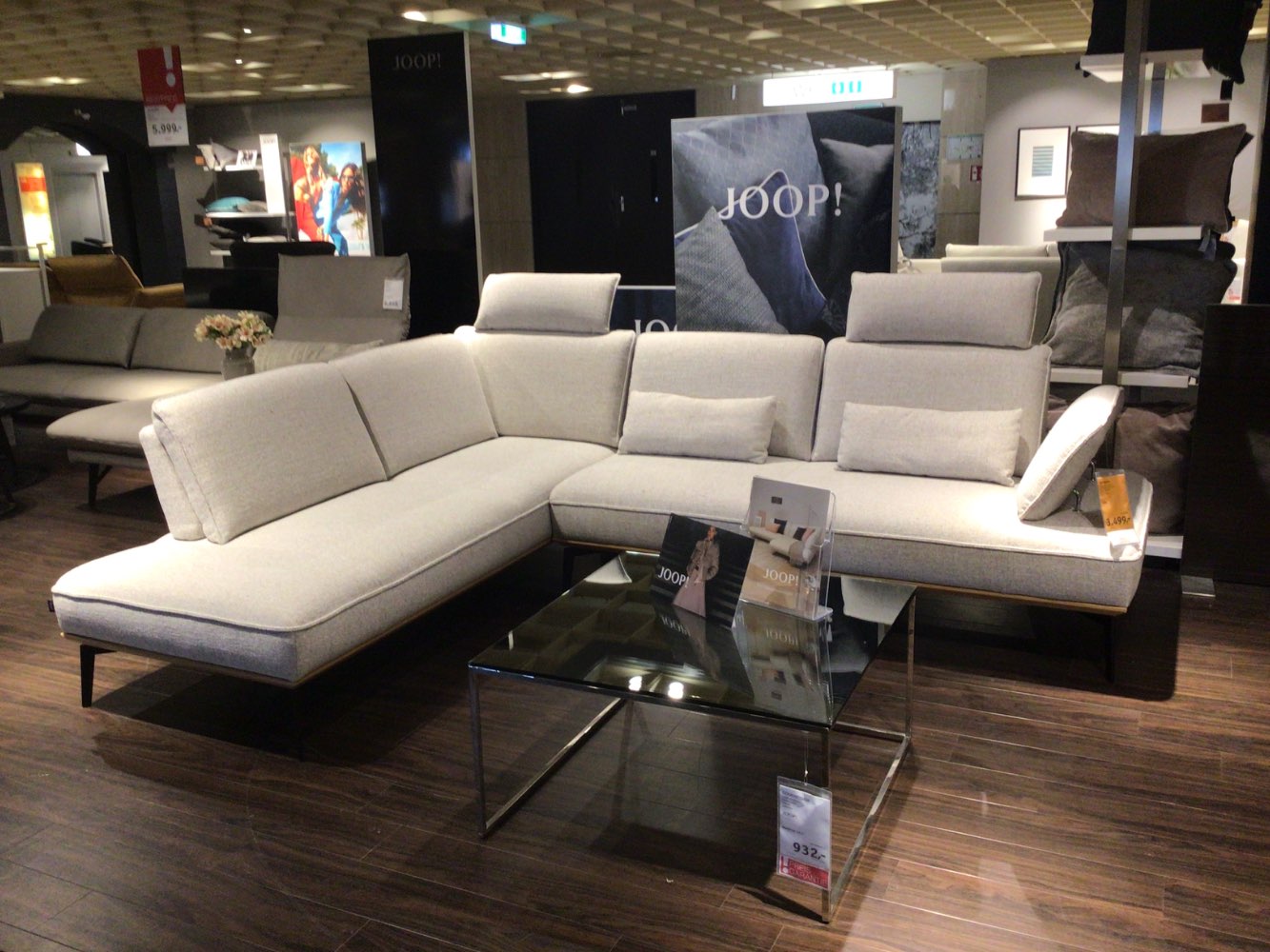 Möbel Ecksofa Joop! Modell Select Eiche Sockel XXXLutz