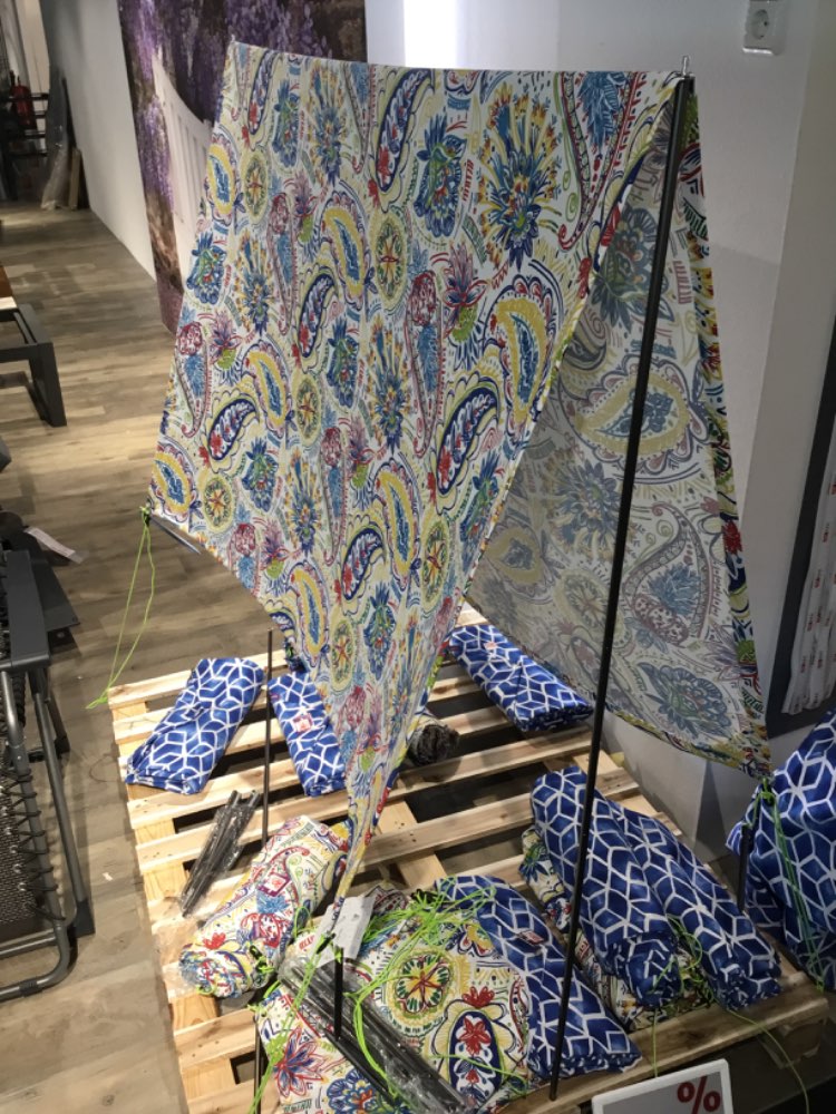 Mit Befestigungen Strandzelt