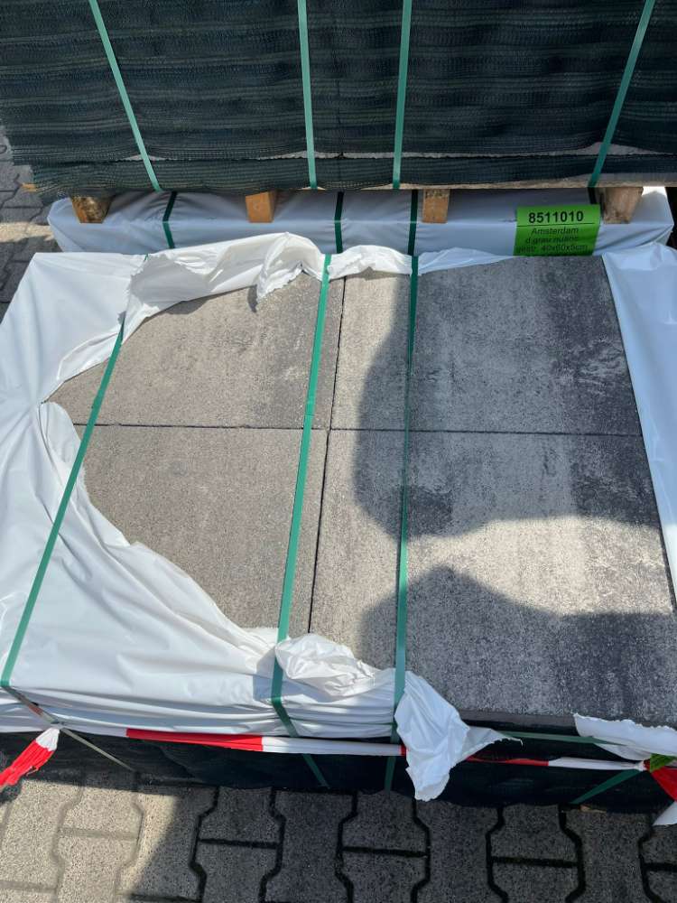 Smarton Amsterdam dunkelgrau nuanciert 60x60x5 cm (Restposten)