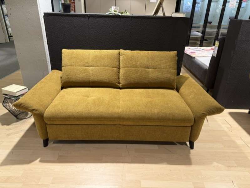 Schlafsofa in Stoff gelb