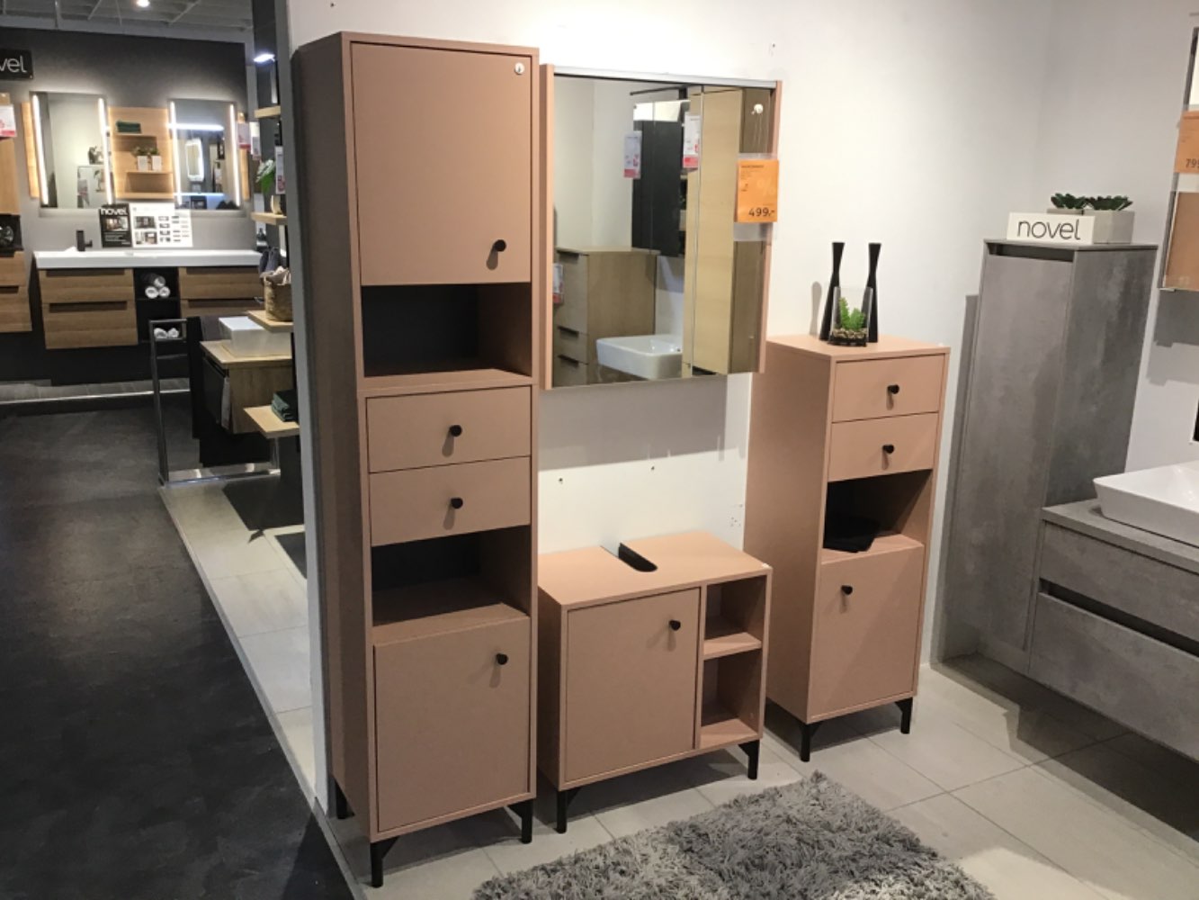 Möbel, Badezimmer-Set, Smash, Apricot, XXXLutz