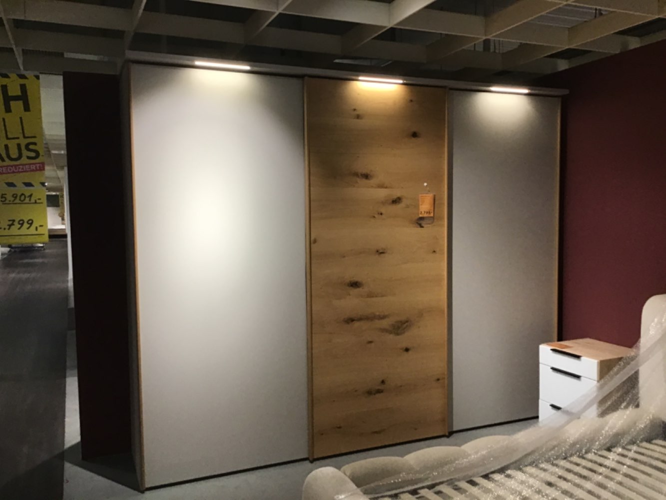 Möbel, Schwebetürenschrank, My Studio, Grau / Eiche, XXXLutz