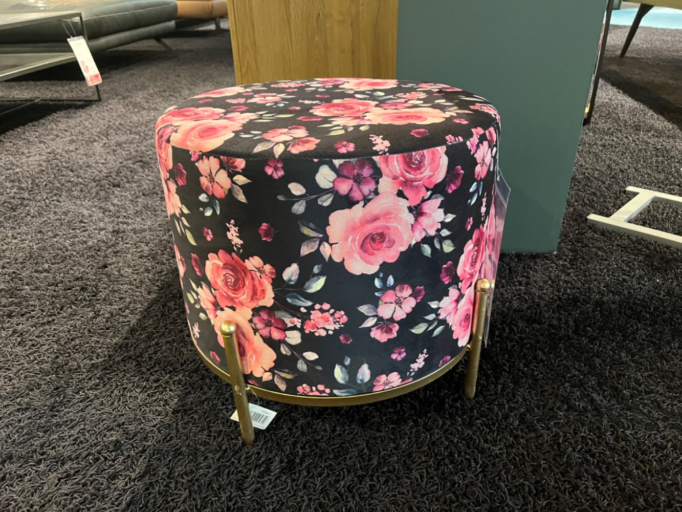 Hocker Black rose