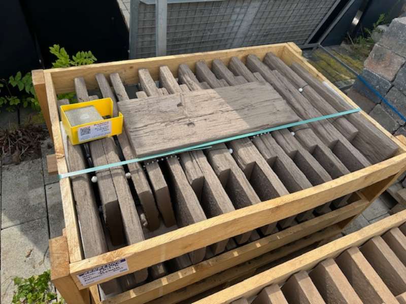 Bradstone Logsleeper 60x25x4 cm Antik braun (2.Wahl) Stückpreis