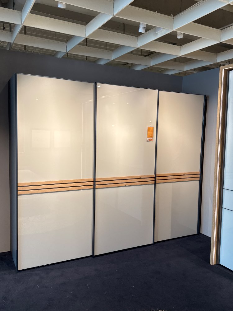 Möbel, Schwebetürenschrank, Bettola, Weiß / Holz, XXXLutz