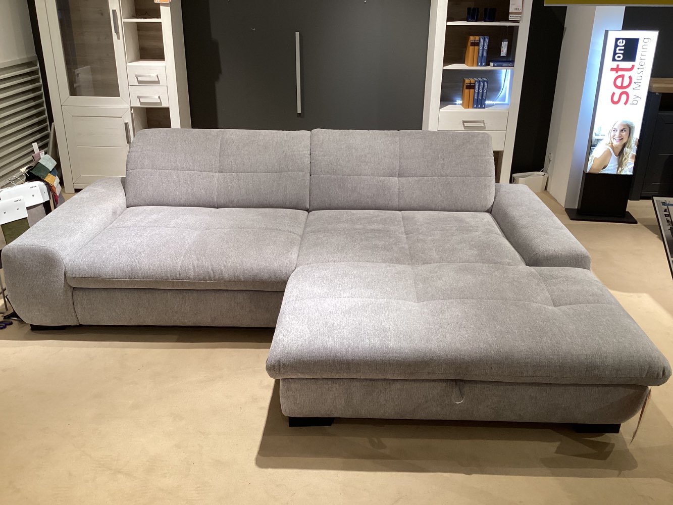 Möbel,setOne by Musterring Ecksofa SO1200,276x198cm,grau,XXXLutz
