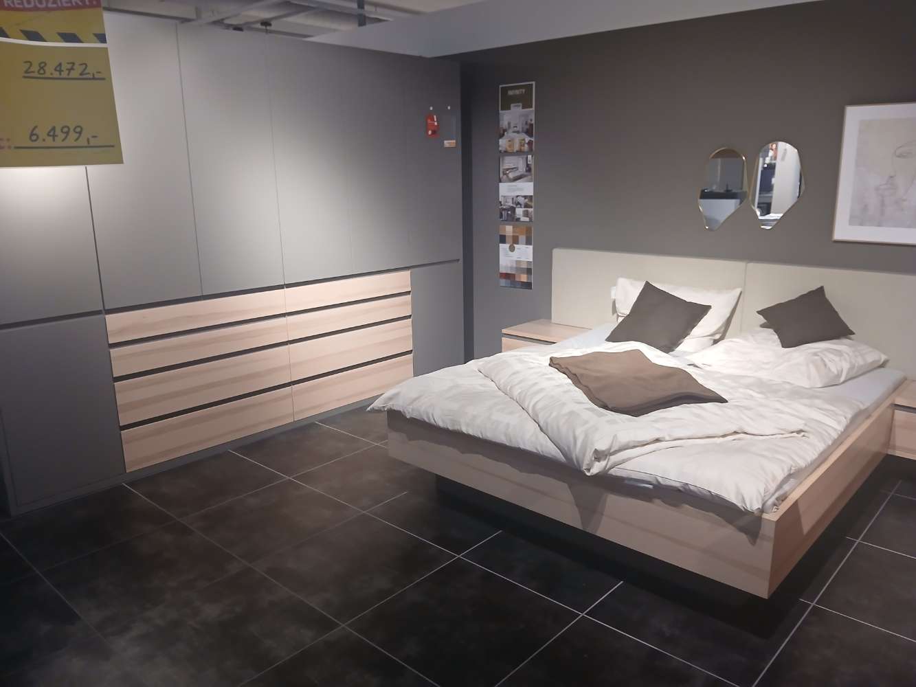 Schlafzimmer RMW, Infinity, 321x233x62cm,Taupe,XXXLutz