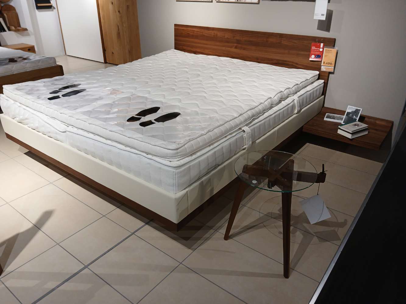 Bett, Team7 , Riletto, Nussbaum, 180x200cm,XXXLutz