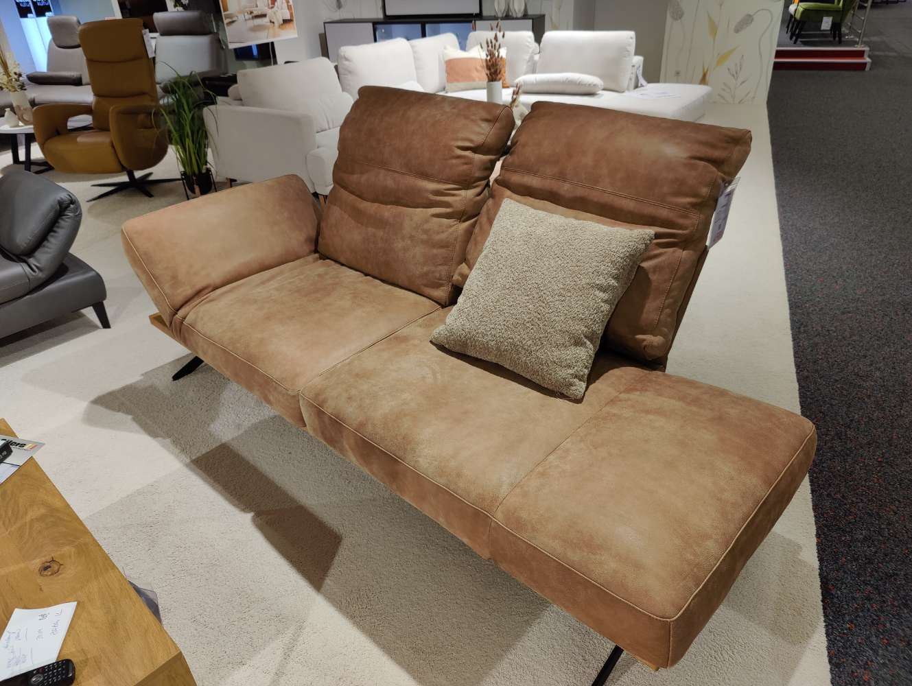 Ledersofa – Funktionssofa – B 230 cm – Sofa – Couch
