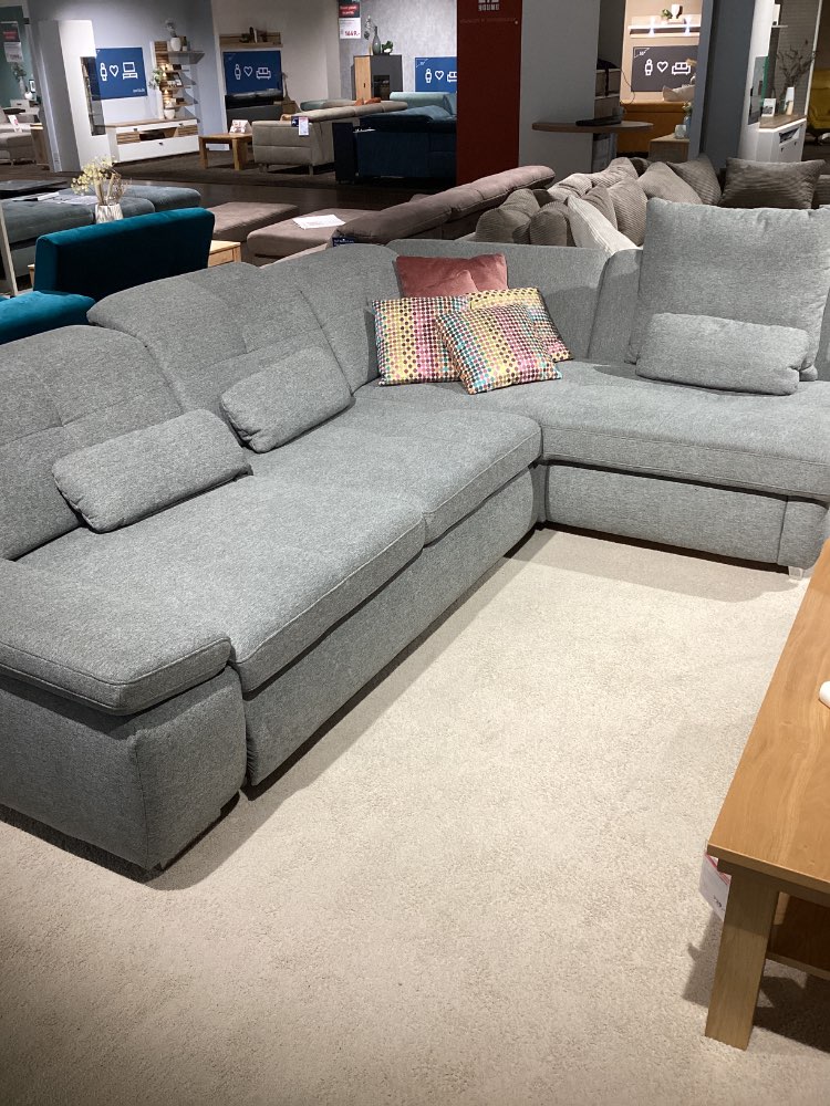 RUNDECKE Ragusa / Stoff aluminium