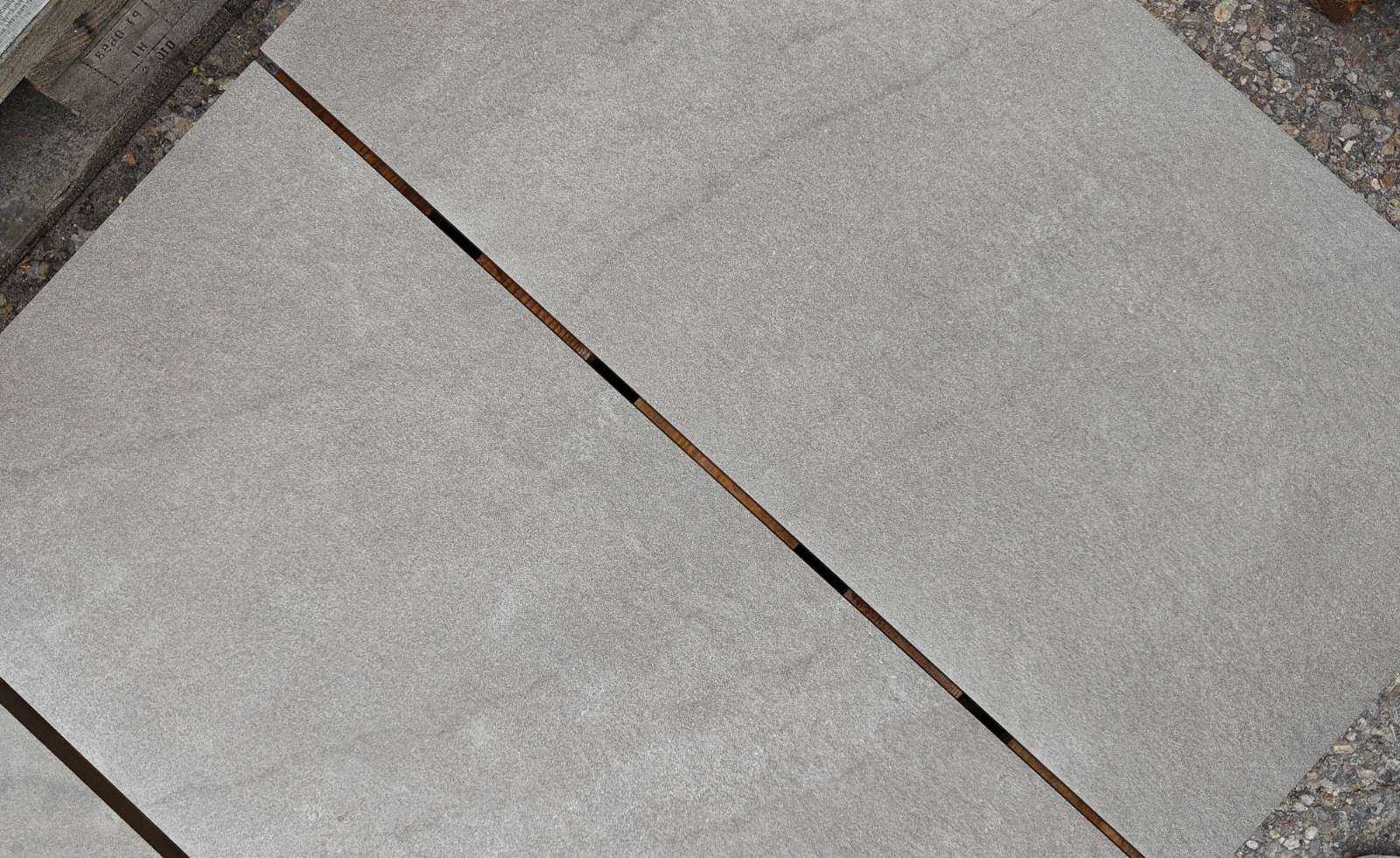 Terrassenplatten aus Keramik „Grau-bunt“ 80x40x2cm 2. Wahl