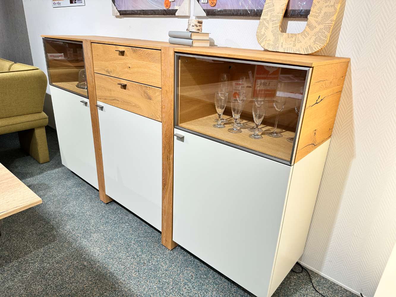 Sideboard in Lack weiß