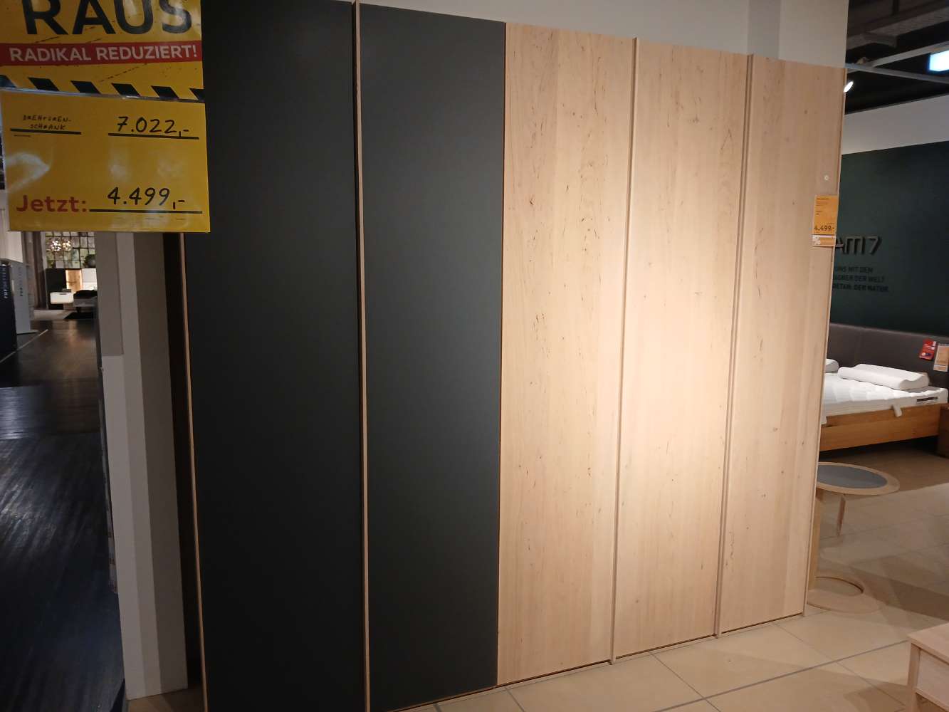 Schrank, Team7, Soft, 242x227x59cm, Erle,XXXLutz