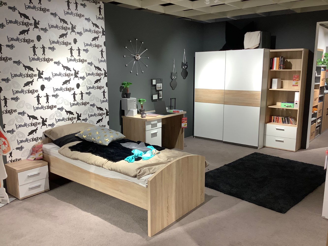 Ausstellungsstück Jugendzimmer winnie
