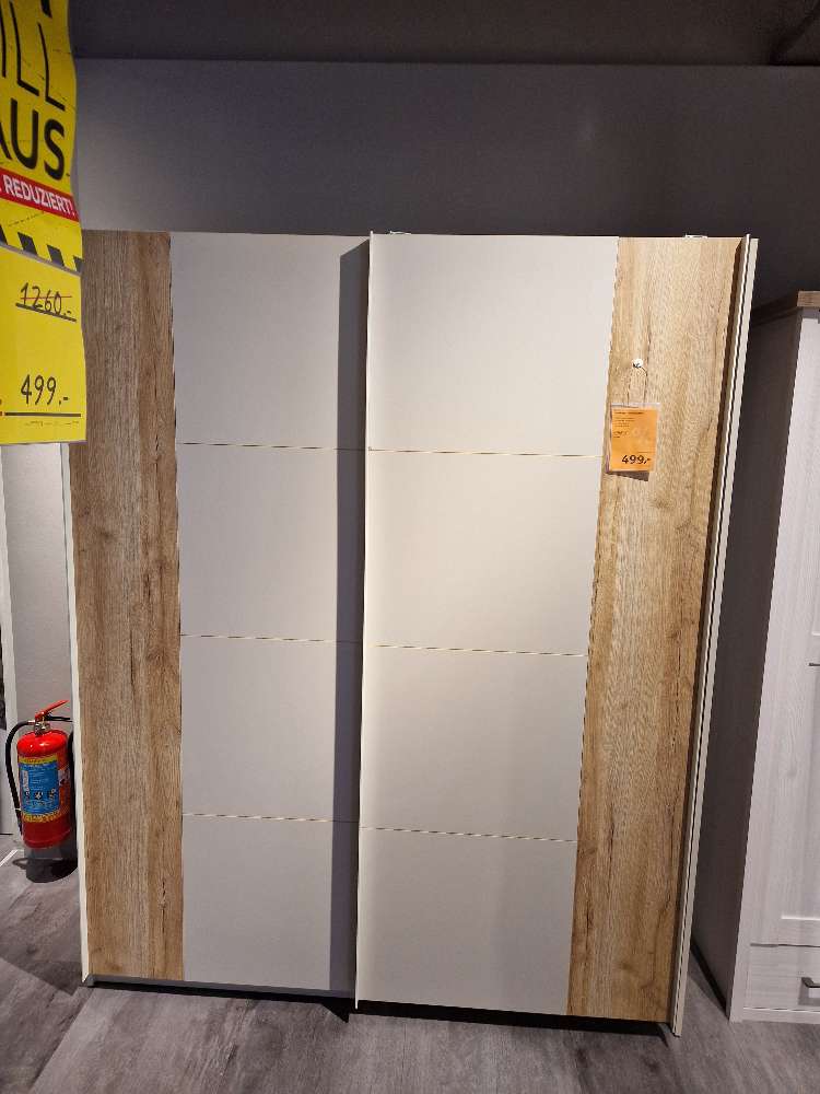 Möbel-Schwebetürenschrank Hom’In-Eiche-/Sandfarben-XXXLutz