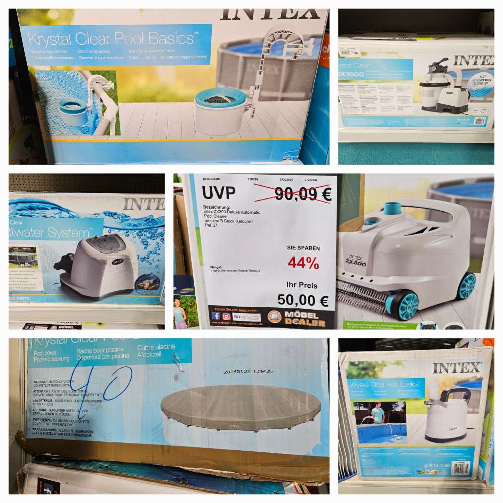Amazon Retouren Skimmer Poolreiniger Salzwasser System ab 15€