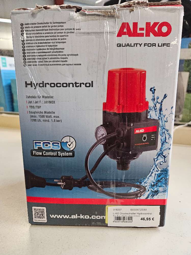 AL-KO Hydrocontrol Druckschalter statt 99,99€