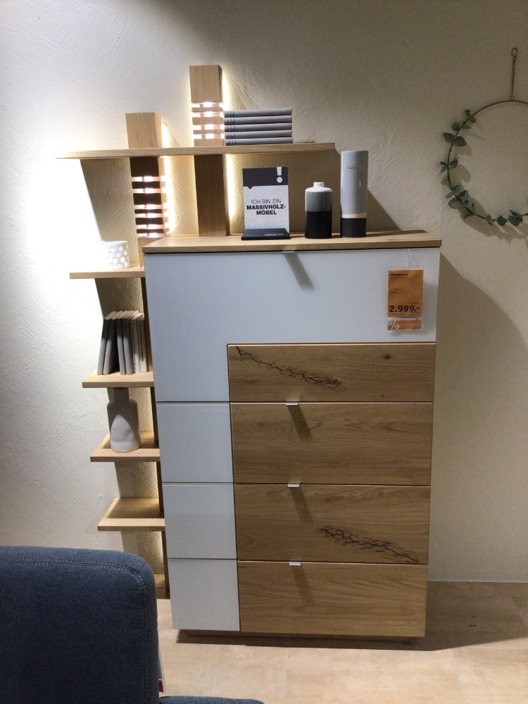 Möbel Highboard Signaro – BAR- Asteiche Bianco Marke Wimmer XXXL