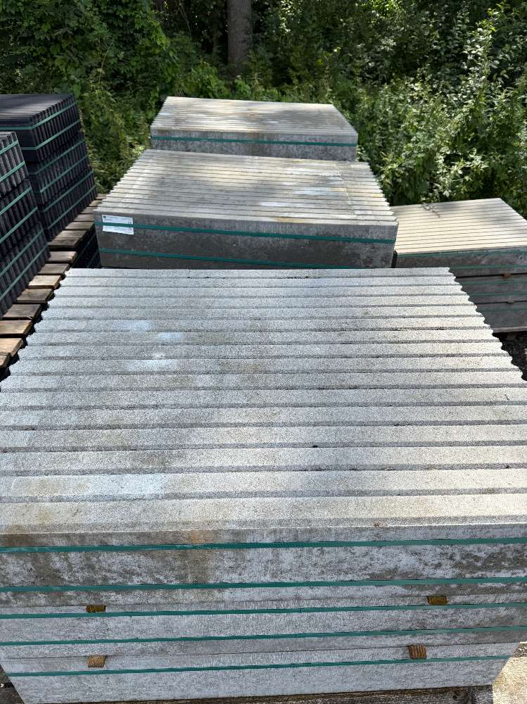 BE Rasenbord grau, 5 x 20 x 100cm, Sonderposten