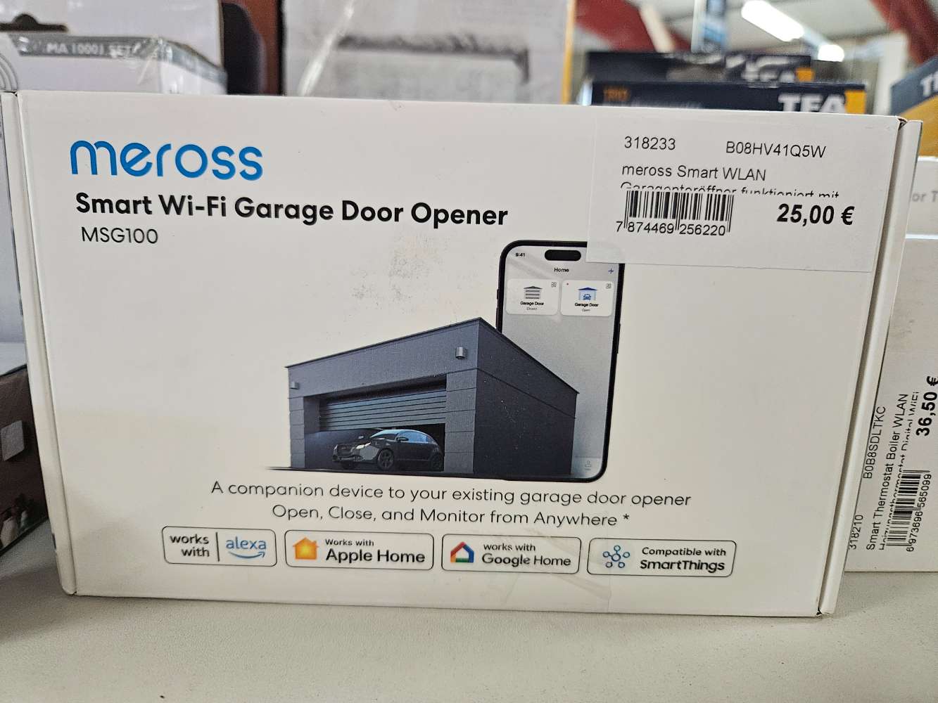 MEROSS Garagentoröffner mit App statt 49,99€