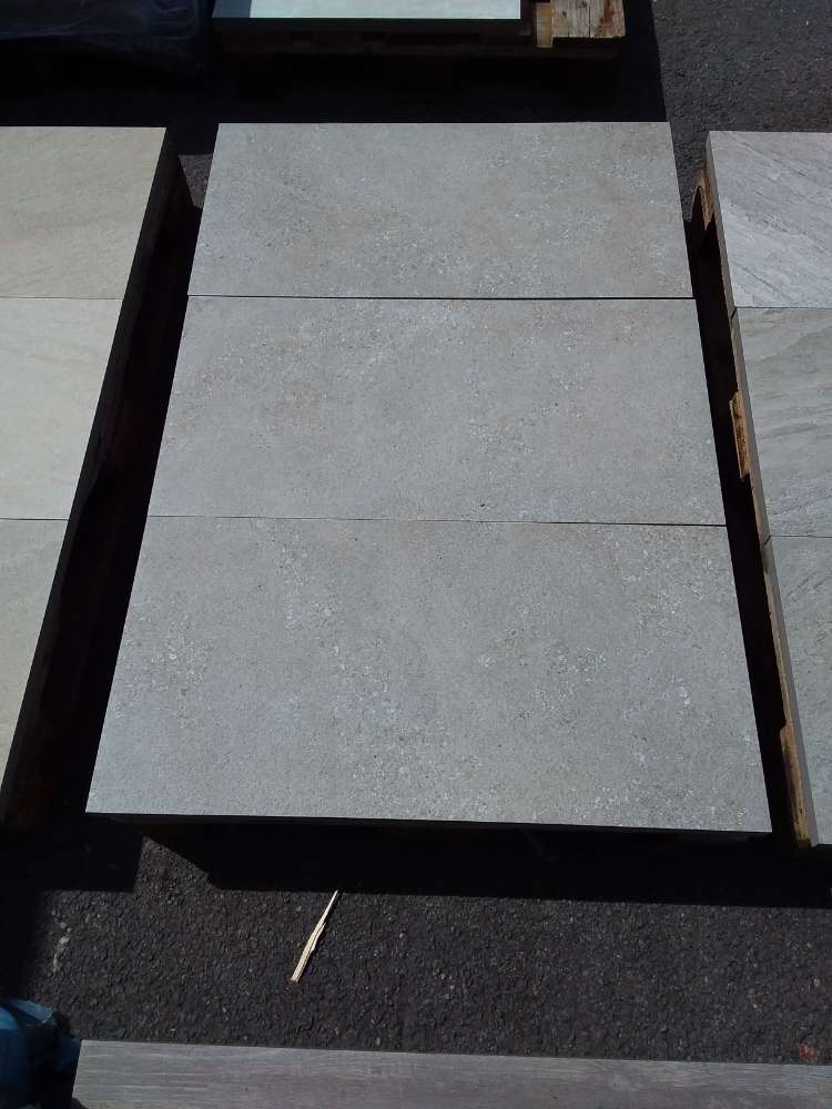 Feinsteinzeug 80x40x3 taupe Keramik Fliesen Steine