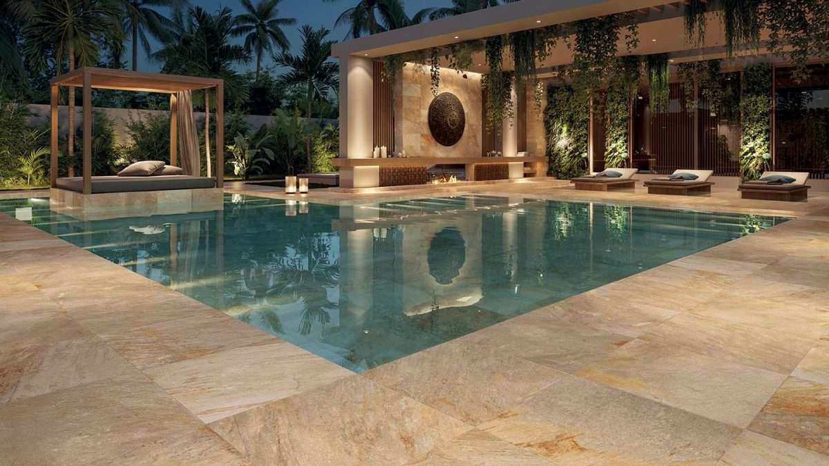 Zephyr Gold Keramik 60x60x2 cm rektifiziert Outdoor (2.Wahl)