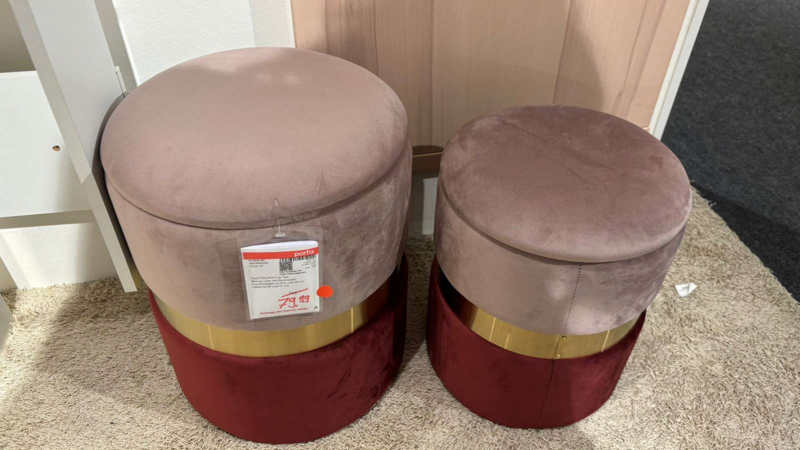Pouf POLINA 2-er Set