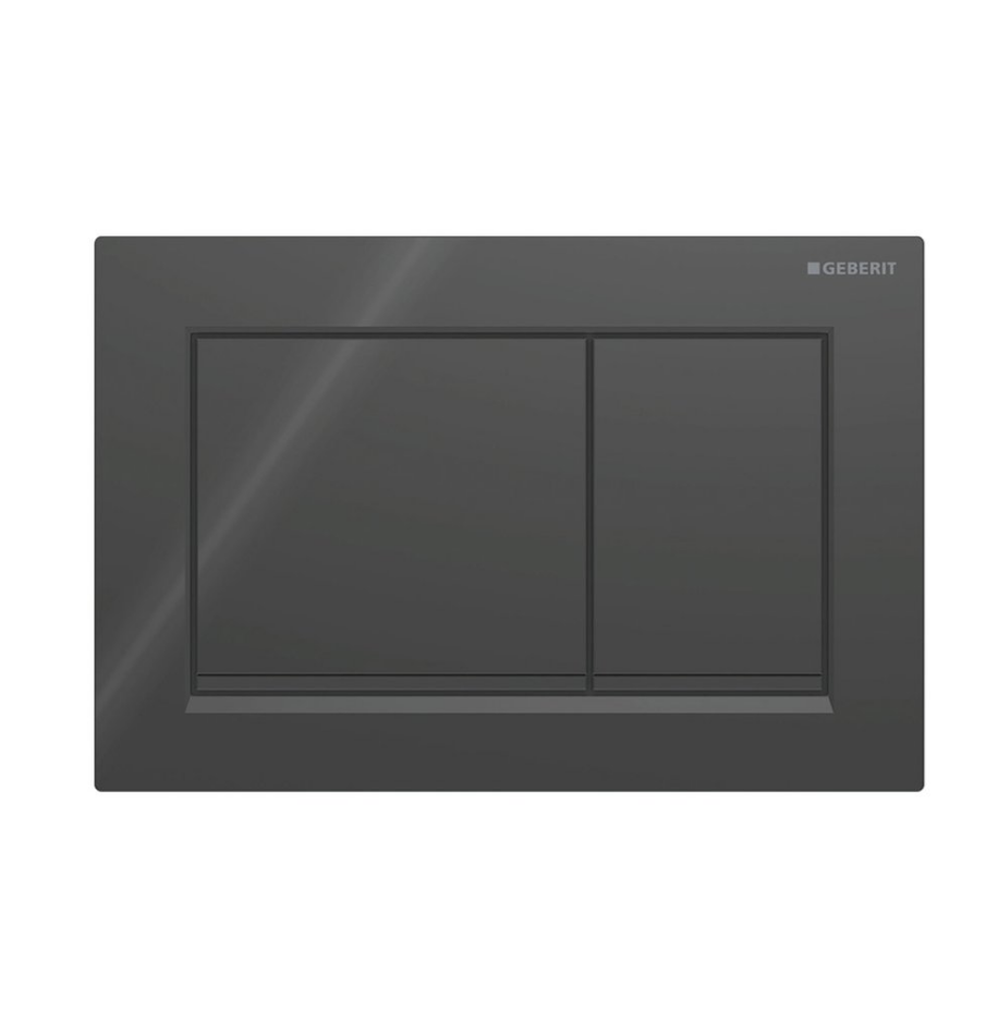 Geberit Omega30 – Betätigungsplatte, schwarz matt 115.080.16.1