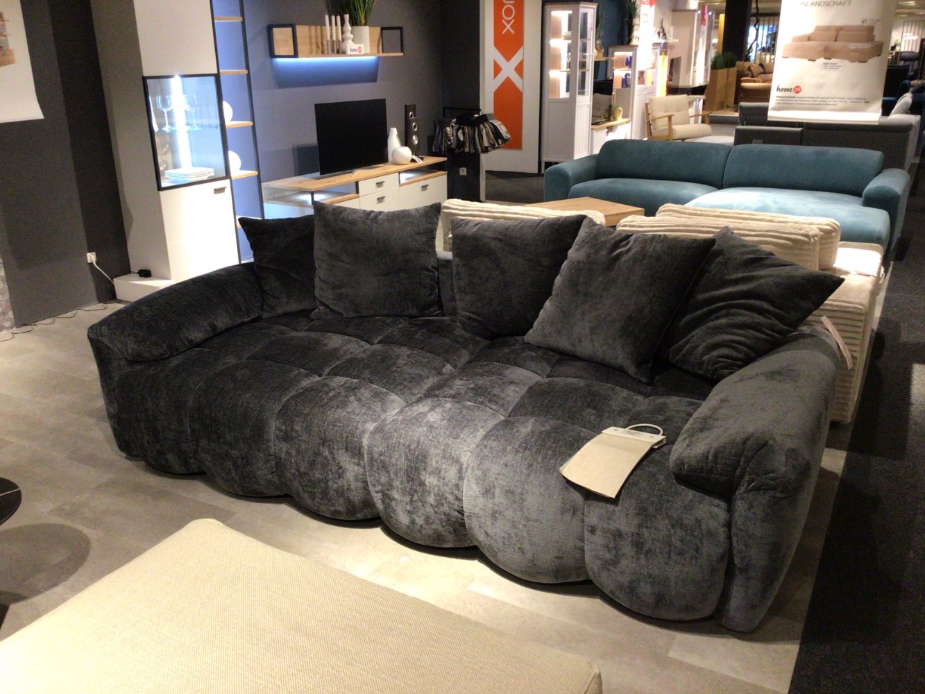 Möbel Bigsofa Home 24 Stoff Anthrazit 265cm Breite XXXLutz