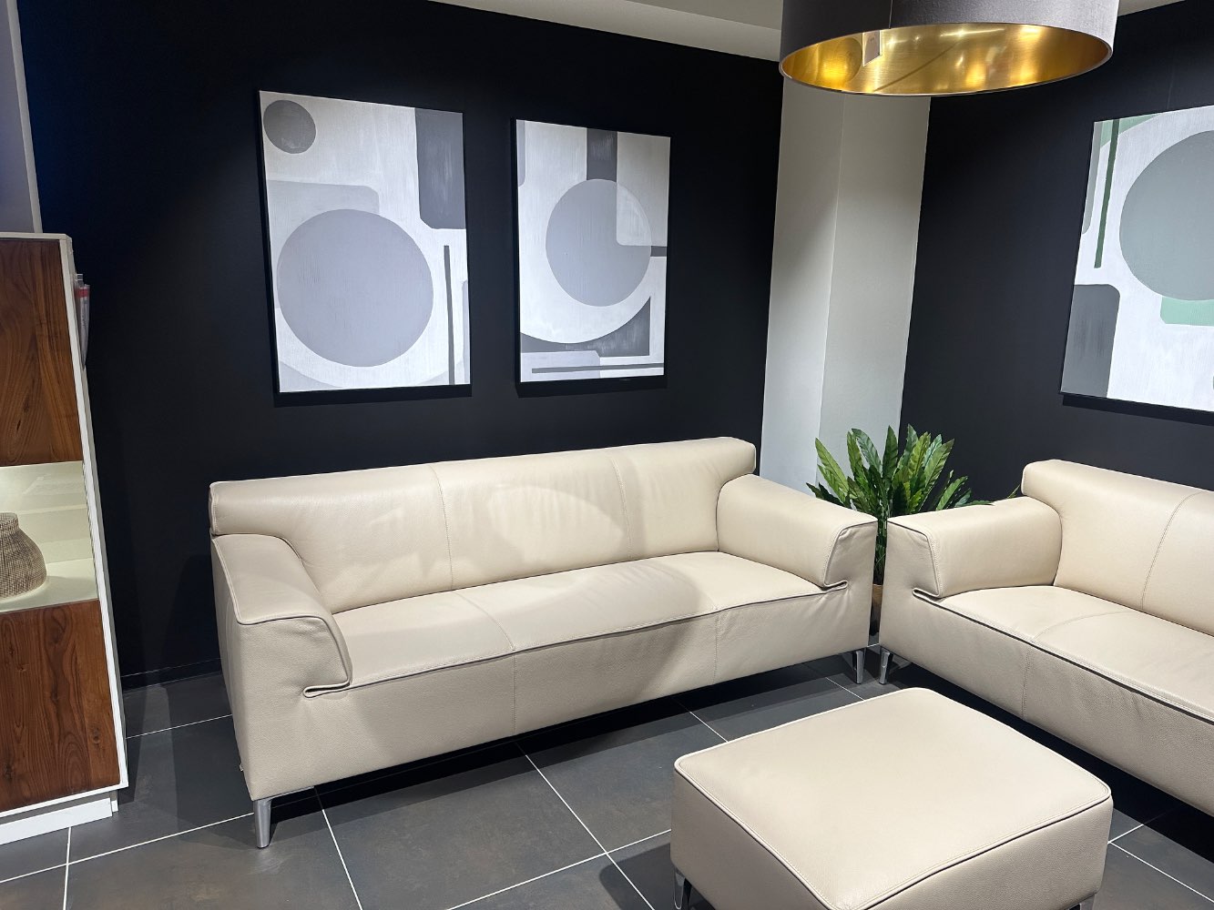 Garnitur / Lederbezug