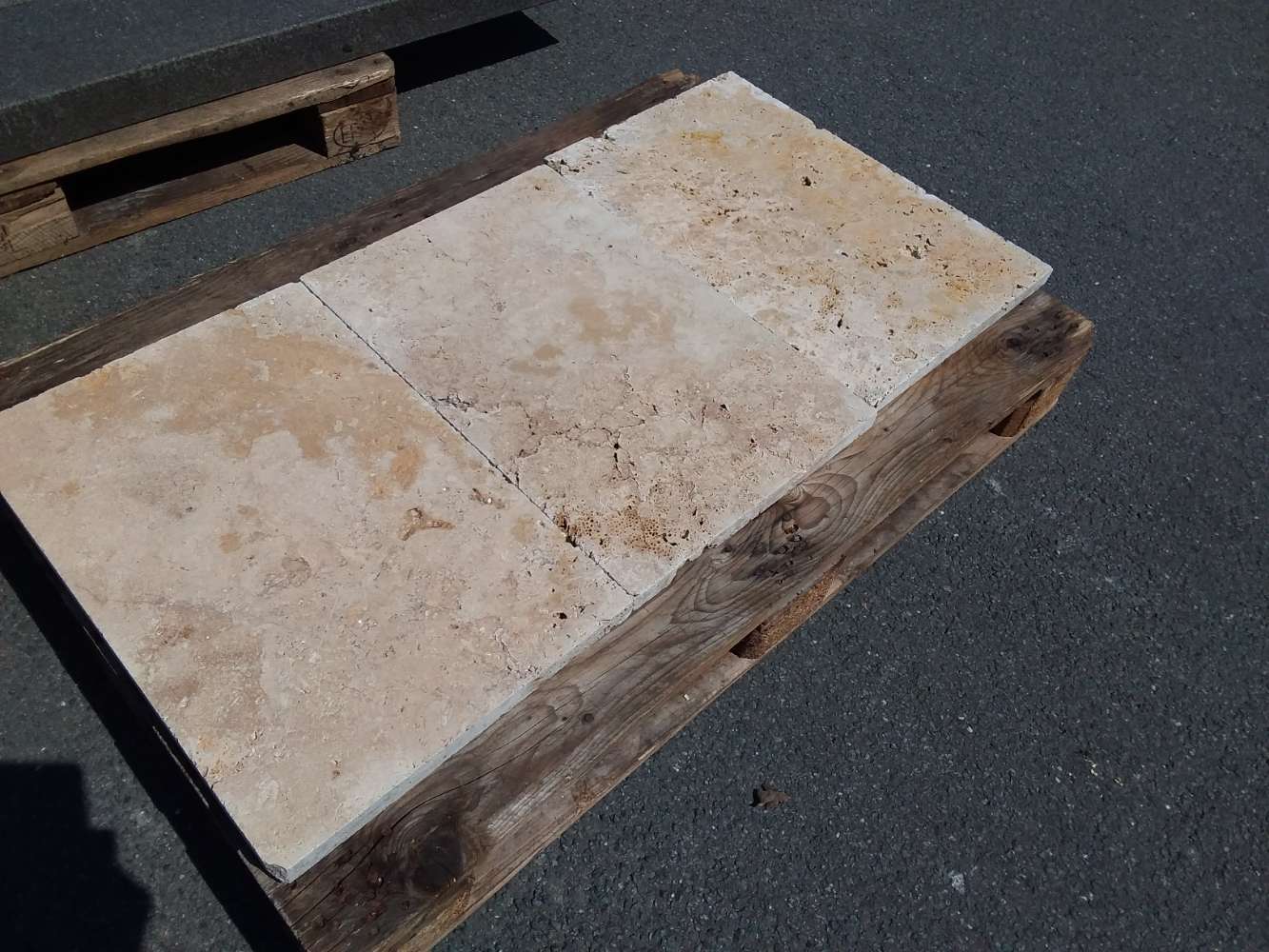 Travertin Terrassenplatten 60x40x3 NatursteinOutlet