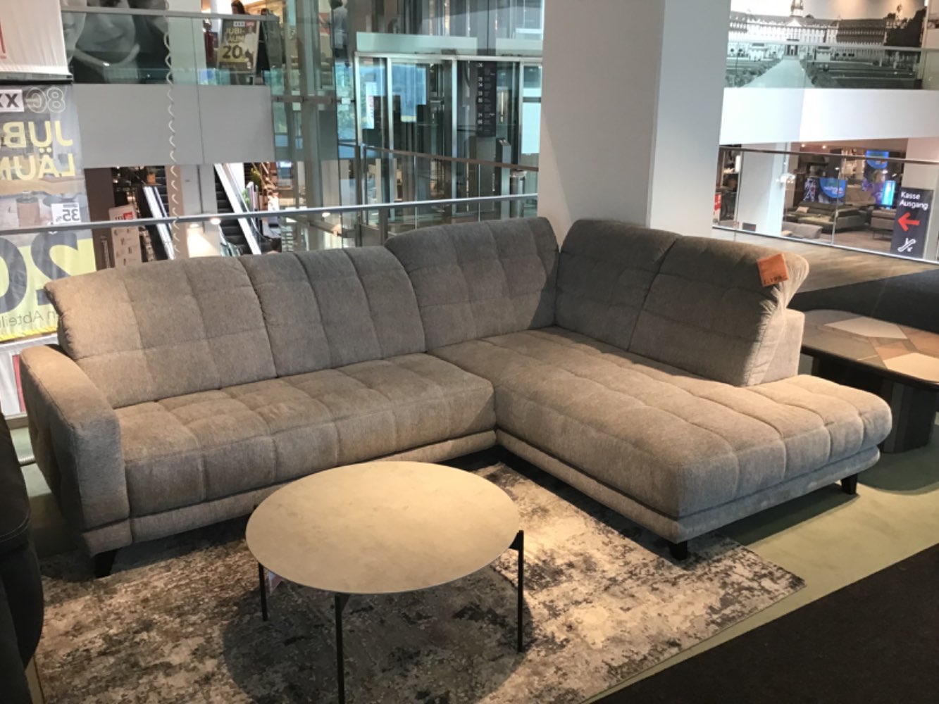Möbel, Ecksofa 8335, Hellgrau, XXXLutz Karlsruhe