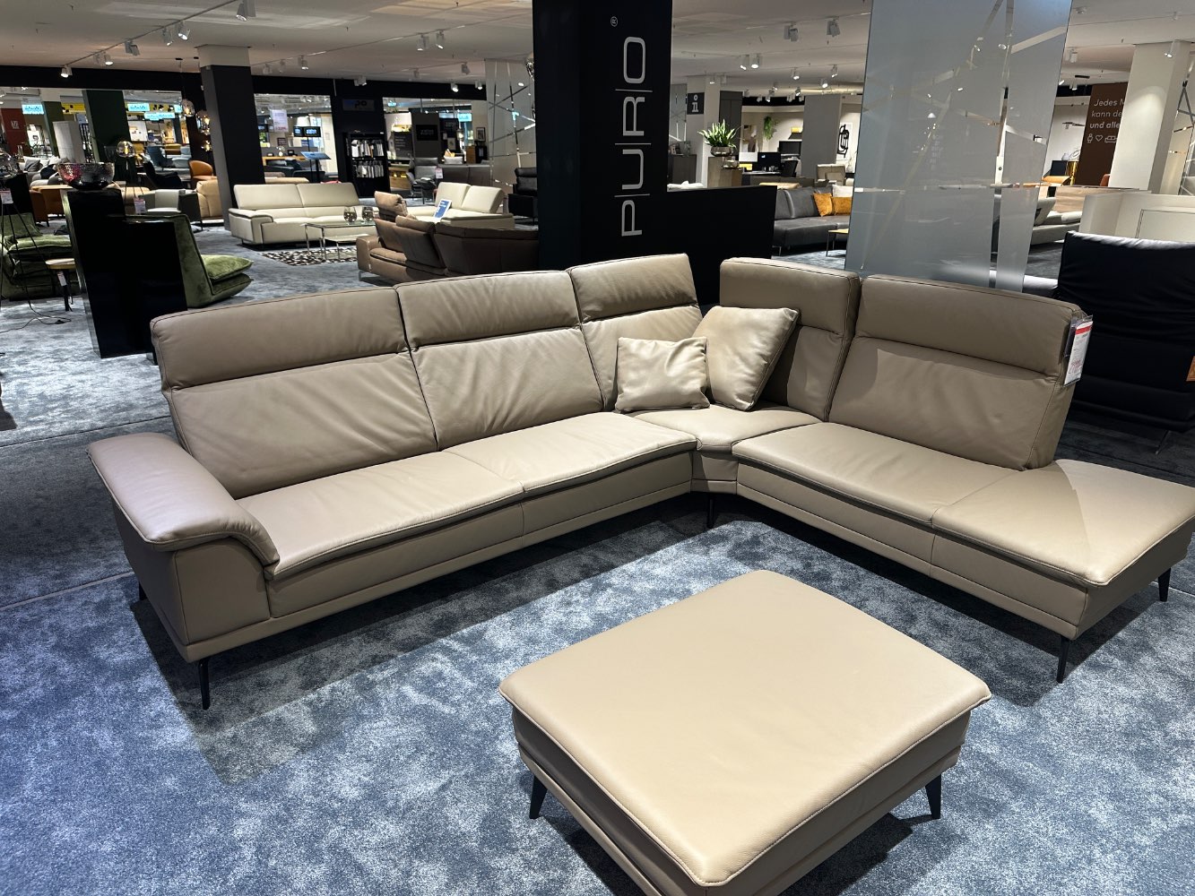 Rundecke / Lederbezug