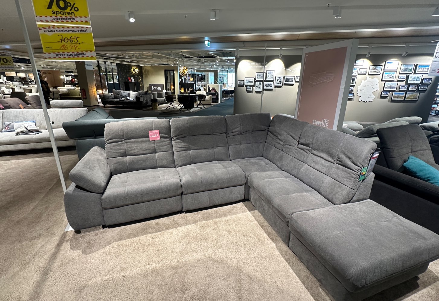 Rundecke Trapani / Stoffbezug