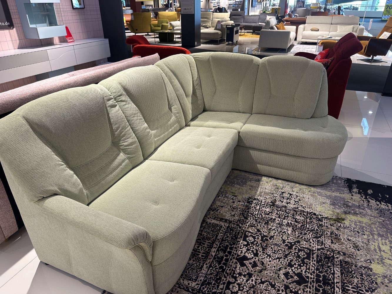 Rundecke / Stoffbezug