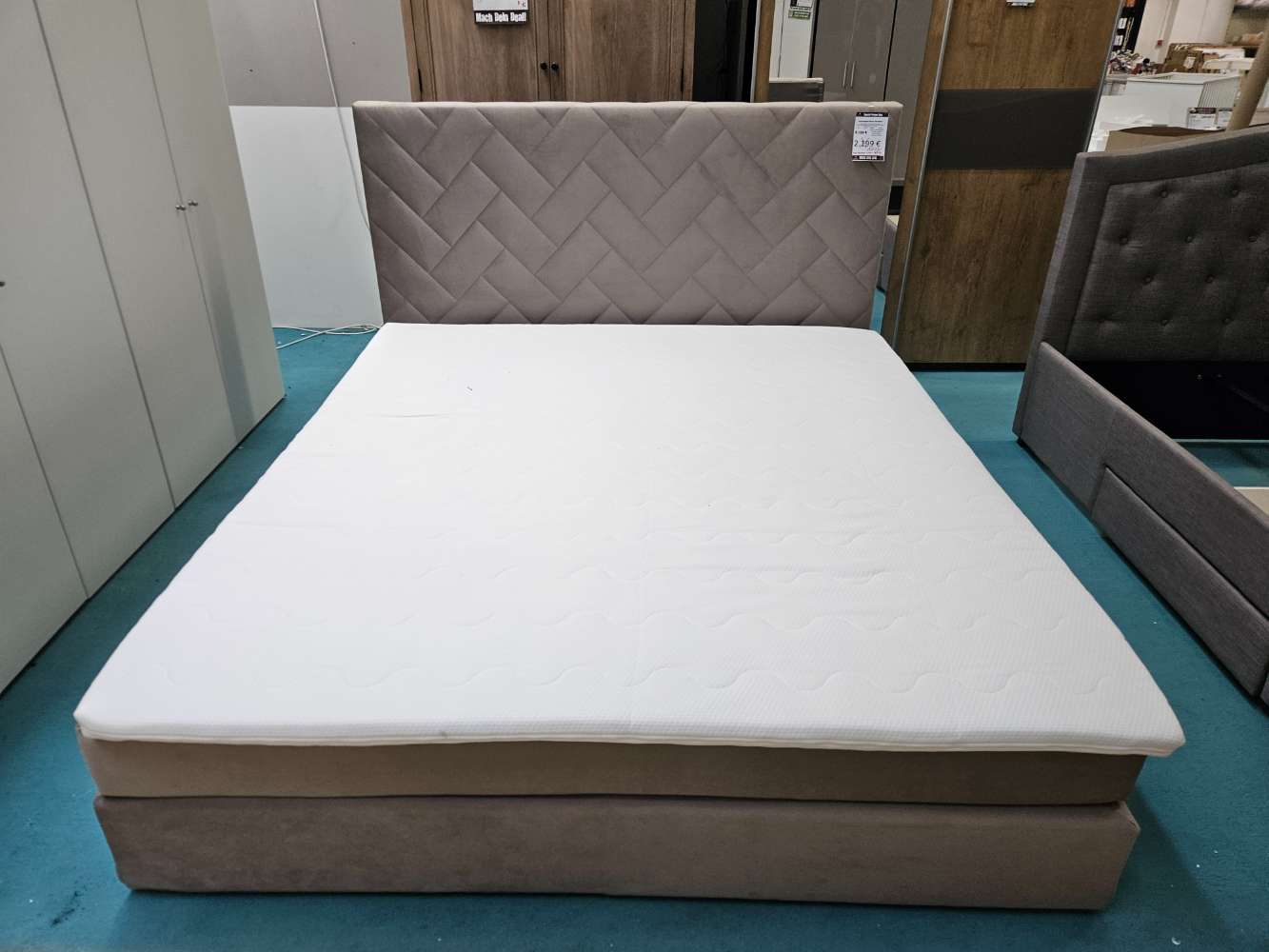 Boxspringbett Weave Mikrofase Beige statt 5129€