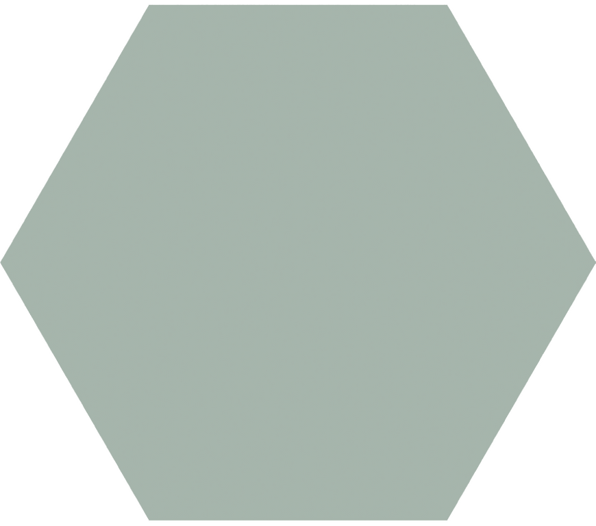 Cifre TIMELESS Hexagon jade matt 15×17 cm R10/B