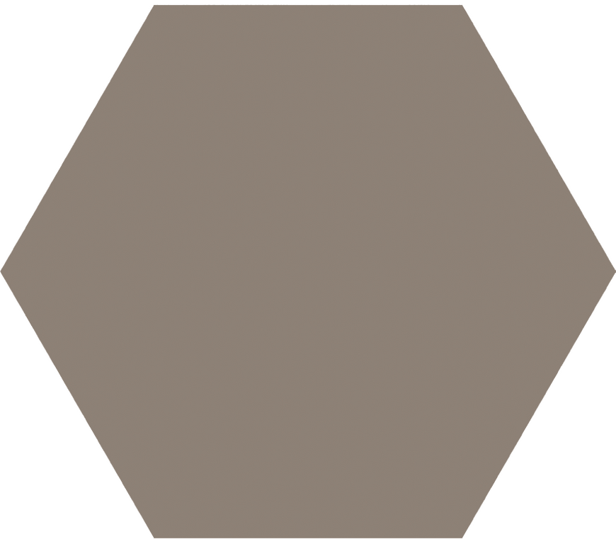 Cifre TIMELESS Hexagon taupe matt 15×17 cm R10/B