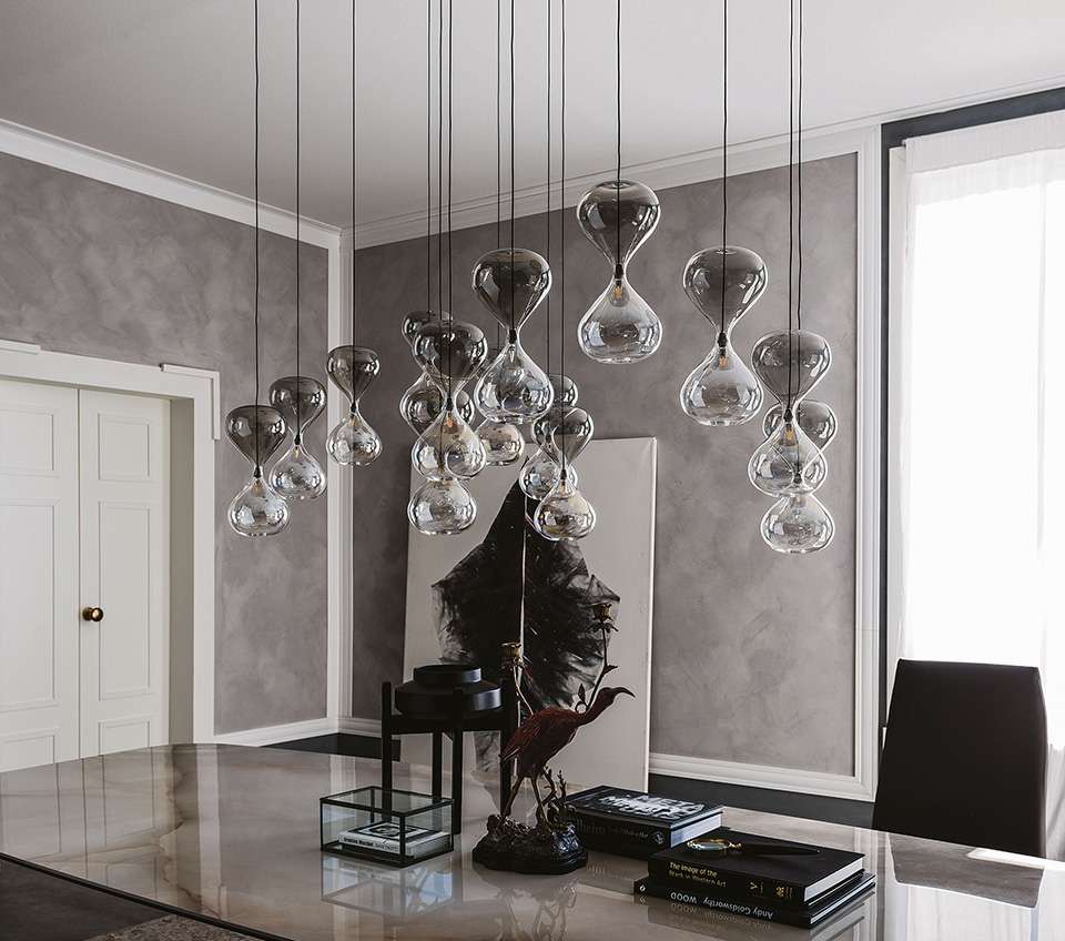Pendelleuchte Sablier Cattelan Italia 12 – flammig
