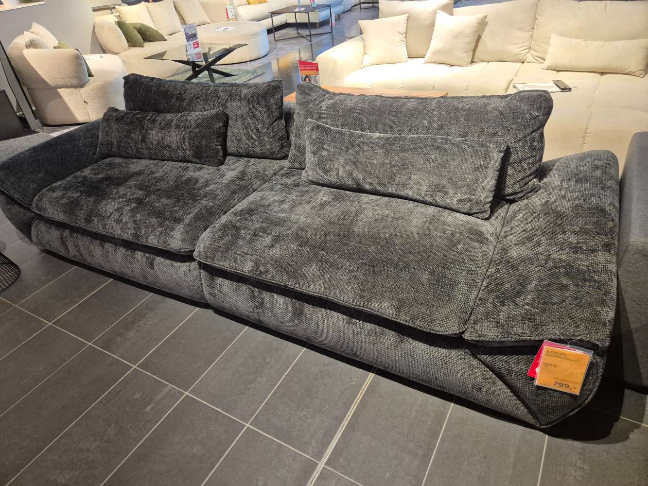 Bigsofa Schwarz, Anthrazit XXXLutz Fellbach