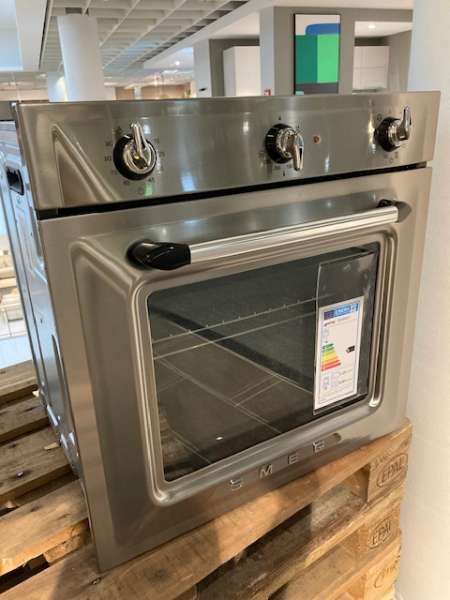 Einbaubackofen Edelstahl