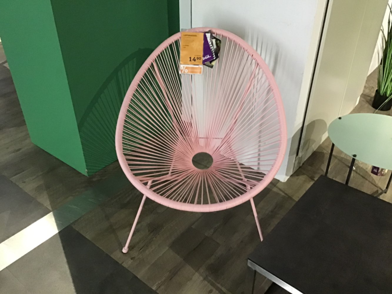 XXXLutz Ausstellungsstück Möbel Gartensessel Macheroni Stahl rosa