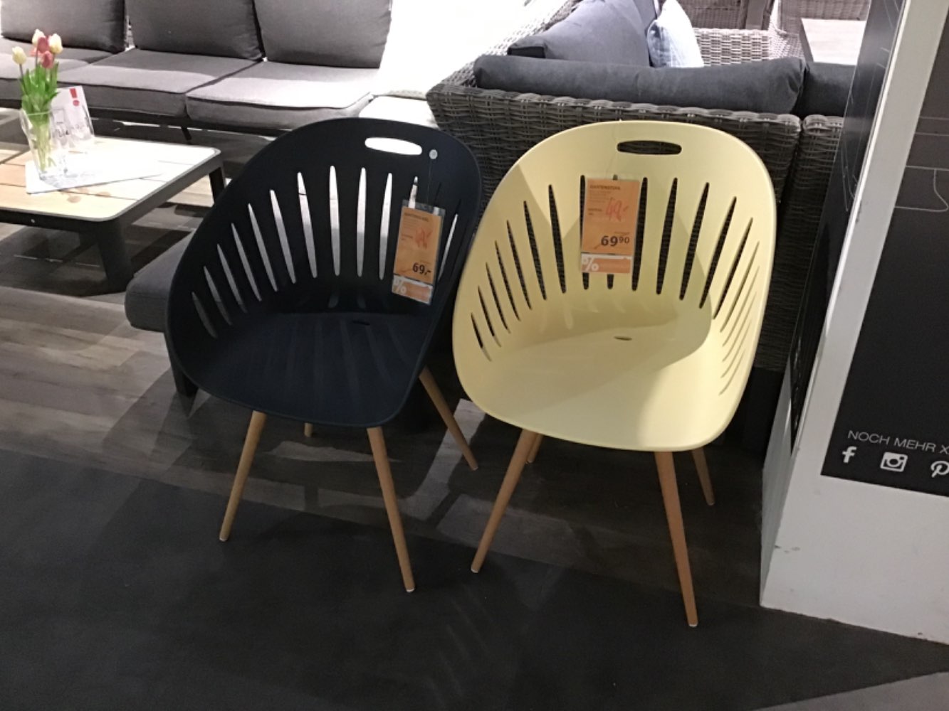 XXXLutz Ausstellungsstück Möbel Gartensessel Lino grau oder gelb