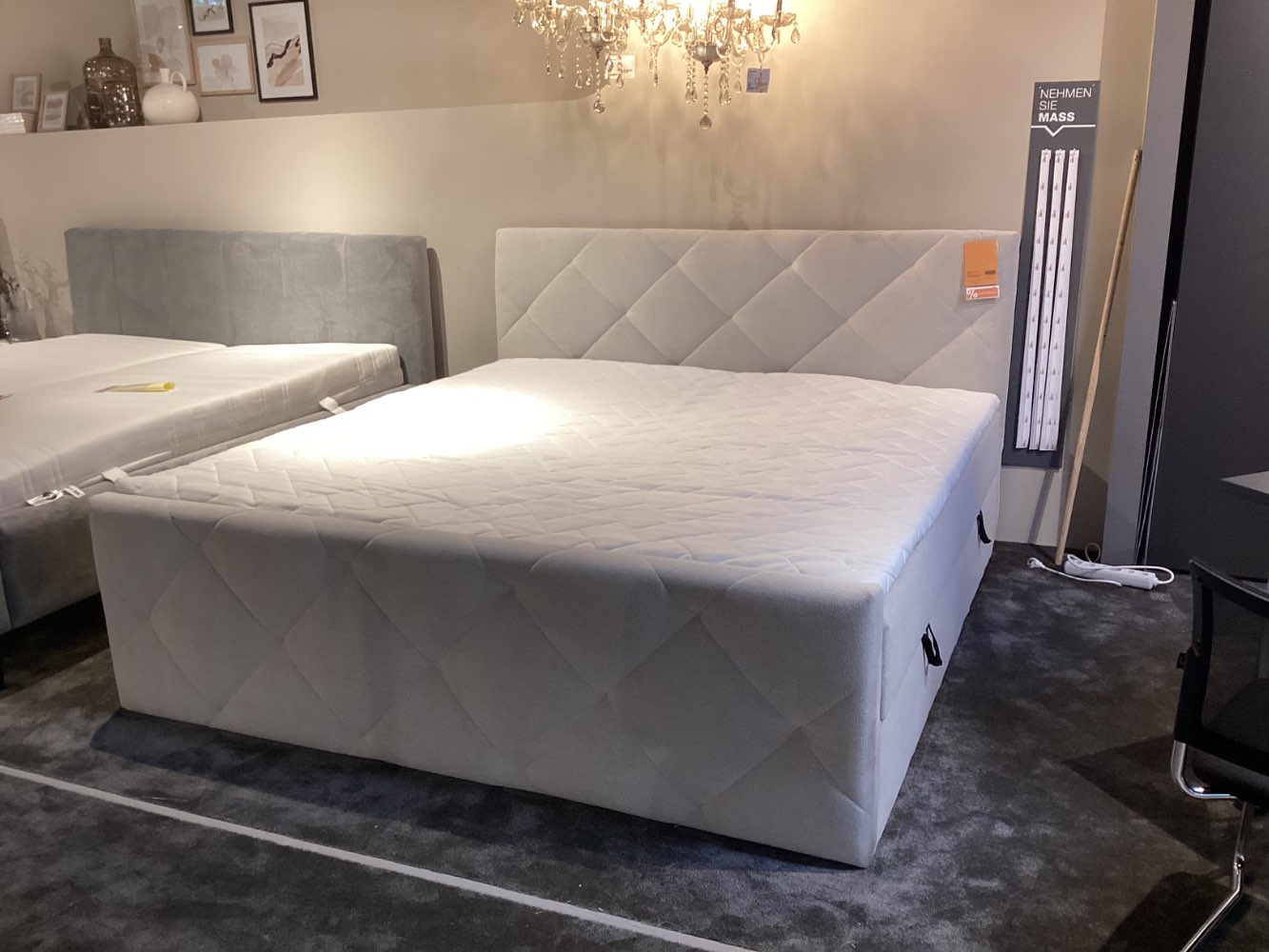 Möbel, Boxbett, Pedro Carryhome, 200x200cm, creme